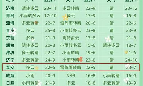 聊城一周天气预报15天查询结果最新消息表_聊城一周天气预报详情