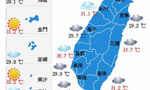 台湾气象局全球资讯网天气预报_台湾气象台天气预报