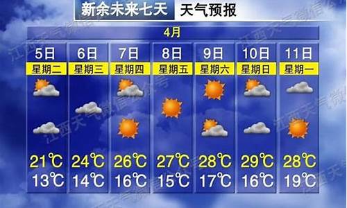 新余未来十五天天气预报_新余未来一周天气