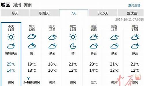 河南最近的天气预报15天_河南最近的天气